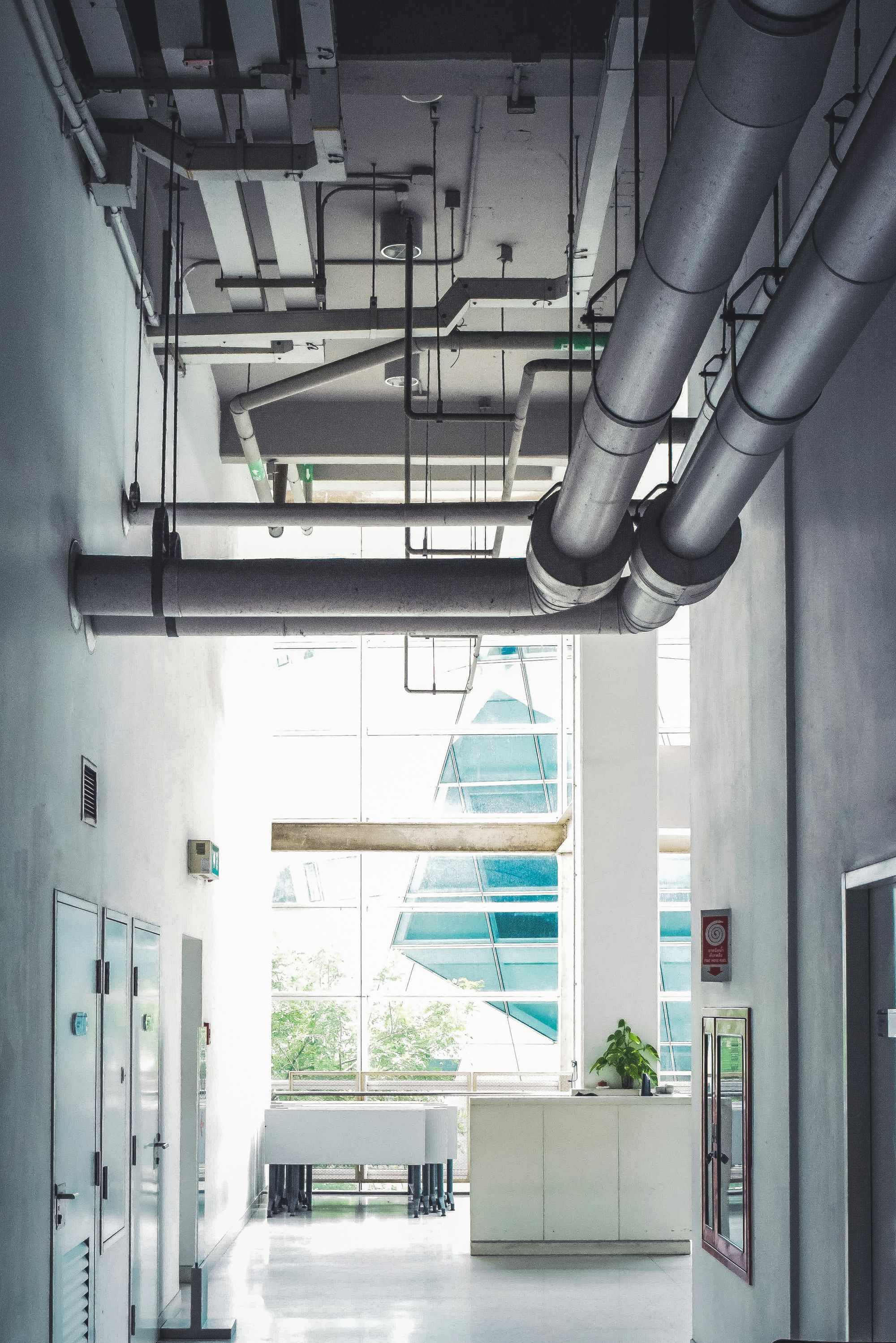 Commercial building mechanical infrastructure